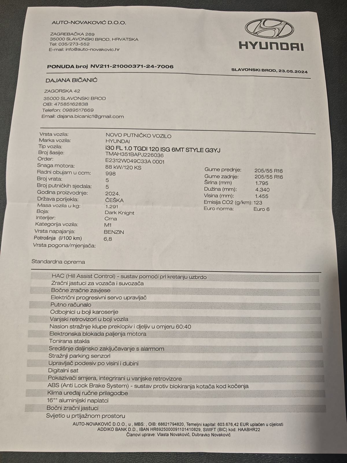 Hyundai i30 1,0 T-GDI, fotografija 6