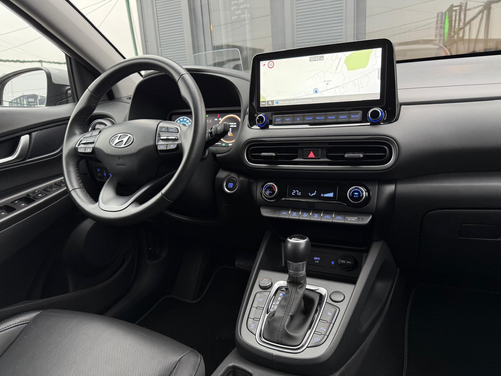Hyundai Kona 1,6 CRDI AUTOMATIK °VIRTUAL°NAVI°KOŽA°HEAD-UP°LEASING°, fotografija 10