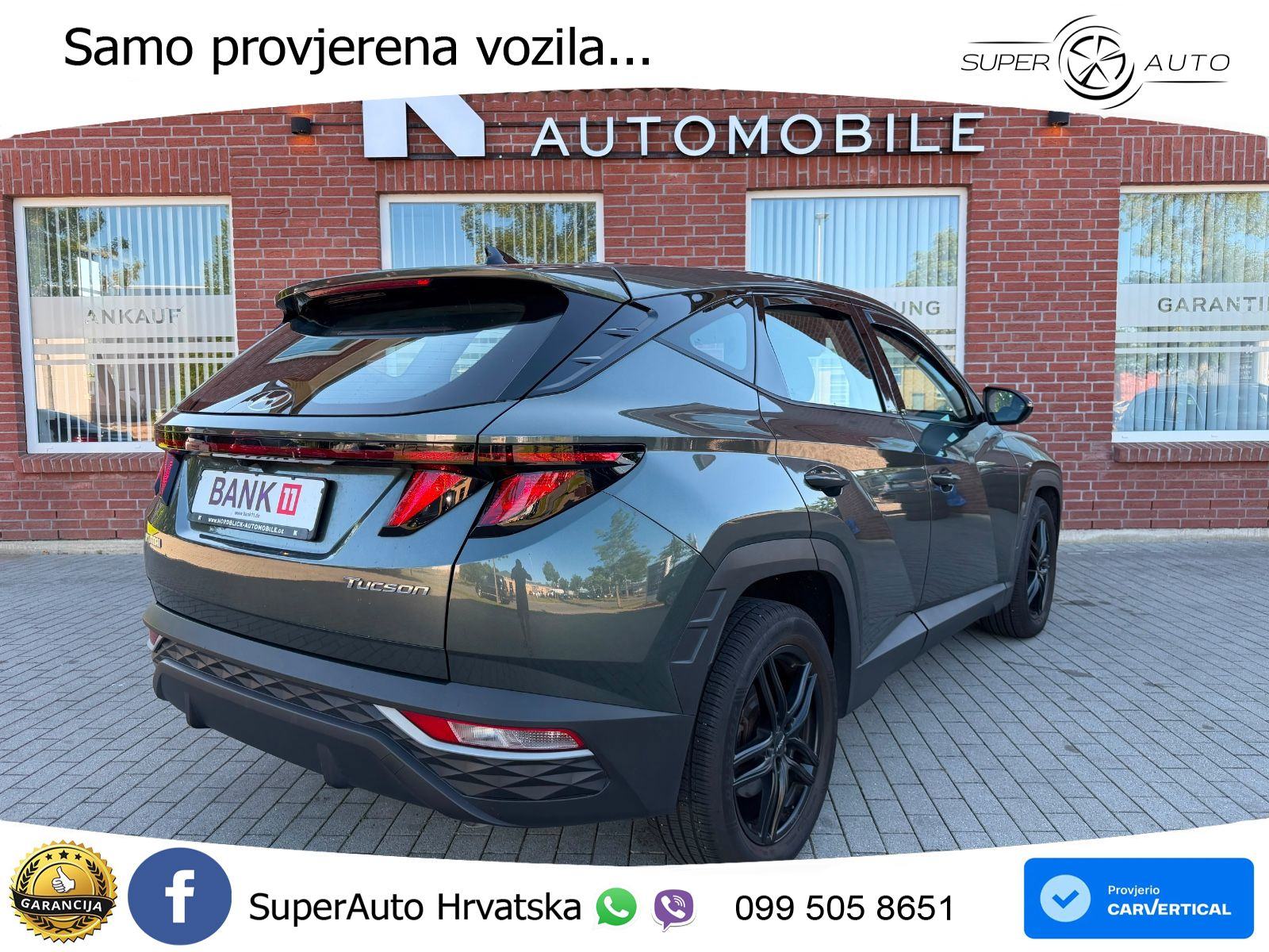 Hyundai Tucson 1.6 T-GDI Select 150 KS, LED+TEM+GR SJED+KAM, fotografija 5
