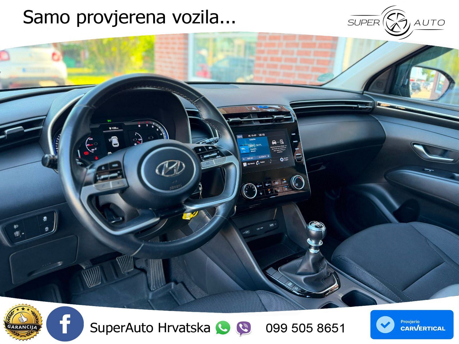Hyundai Tucson 1.6 T-GDI Select 150 KS, LED+TEM+GR SJED+KAM, fotografija 8