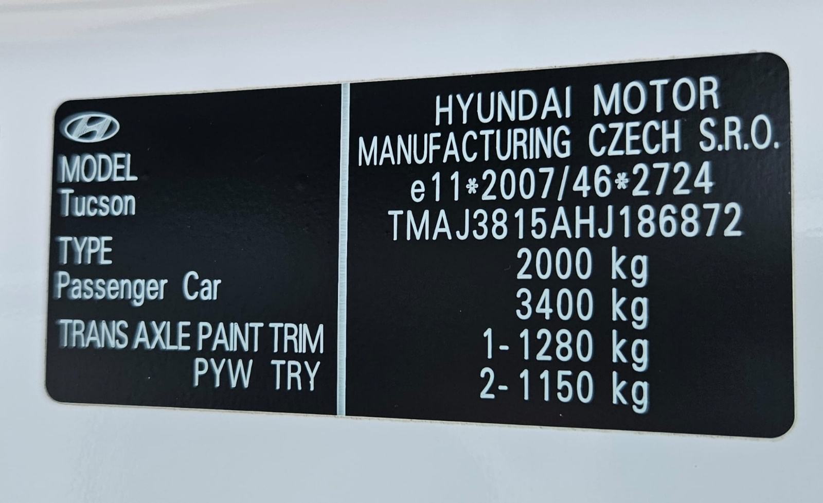 Hyundai Tucson 1.7 CRDi Navi Kamera 104000 km, fotografija 14
