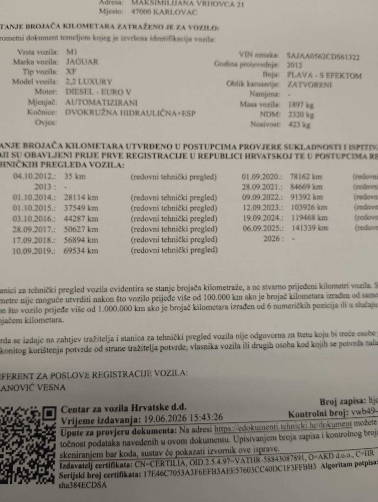 Jaguar XF 2,2 D, NIJE UVOZ! 1.VL.,SERVISNA+SVI RAČUNI!ORIG.KM!"19, fotografija 7