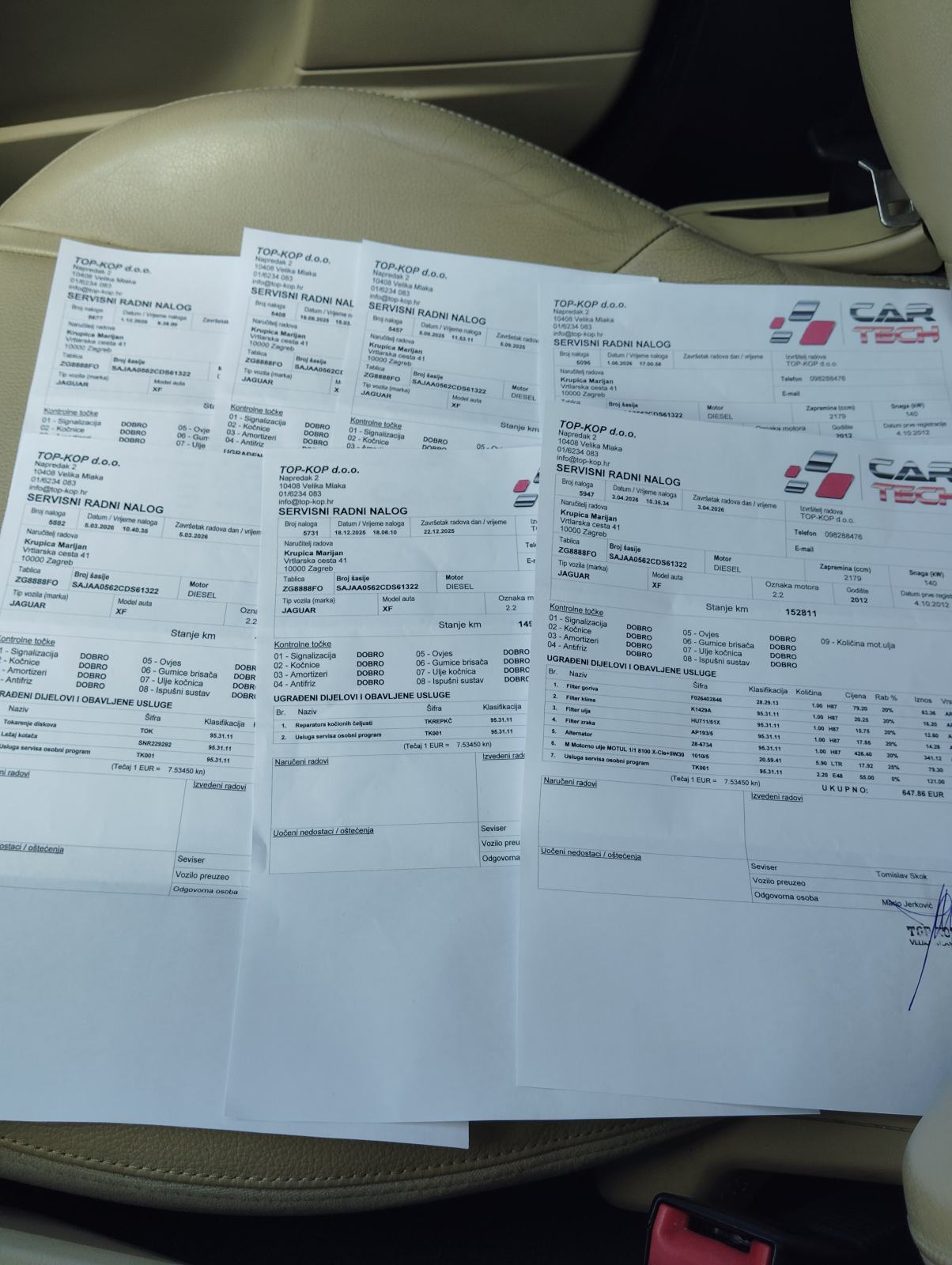 Jaguar XF 2,2 D, NIJE UVOZ! 1.VL.,SERVISNA+SVI RAČUNI!ORIG.KM!"19, fotografija 9