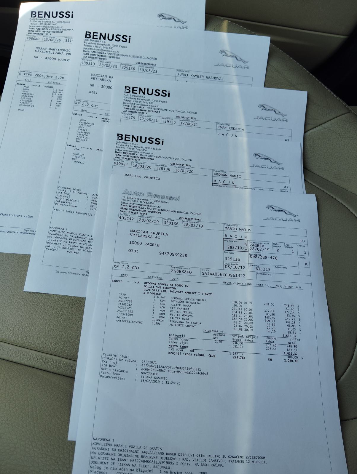 Jaguar XF 2,2 D, NIJE UVOZ! 1.VL.,SERVISNA+SVI RAČUNI!ORIG.KM!"19, fotografija 6