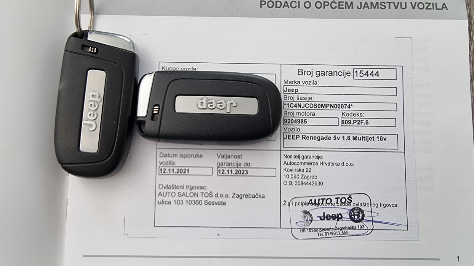 Jeep Renegade 1,6 MultiJet "1.Vlasnik" Nije uvoz" 79.500 km", fotografija 17