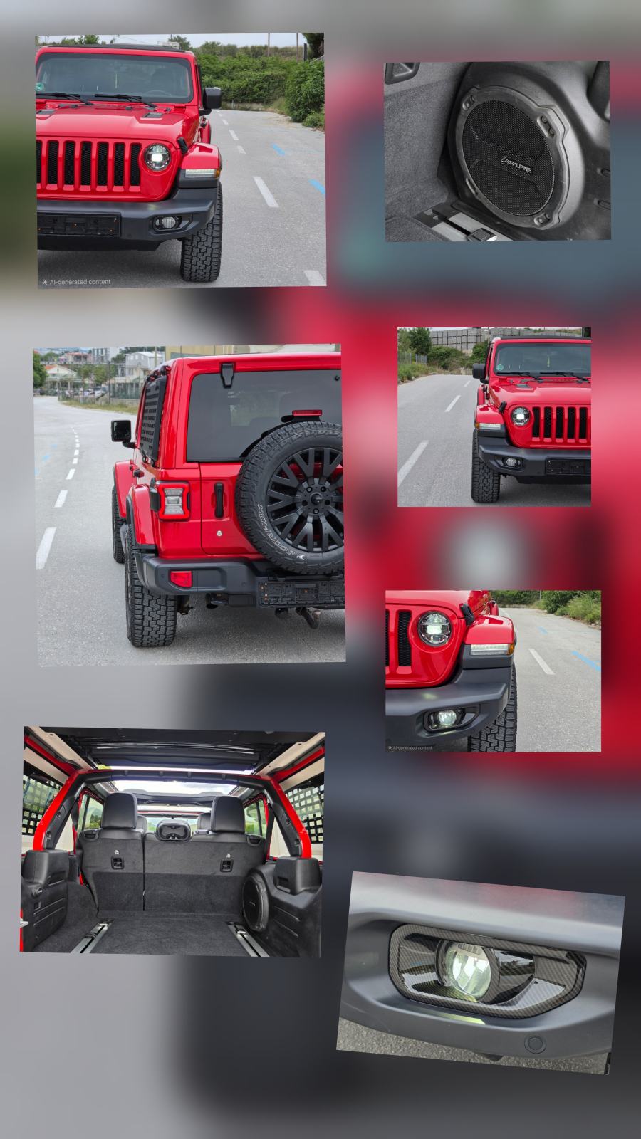 Jeep Wrangler 2.2d 4x4, SAHARA UNLIMITED OVERLAND, 20", reduktor, fotografija 17