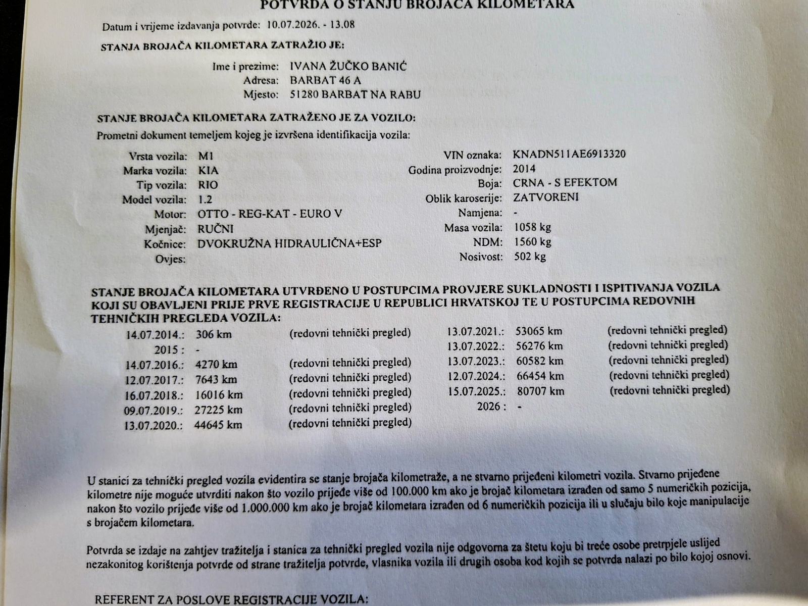 Kia Rio 1,2 EX **KLIMA-AUTOM** PARK-SENZORI **KREDIT-KARTICE, fotografija 9