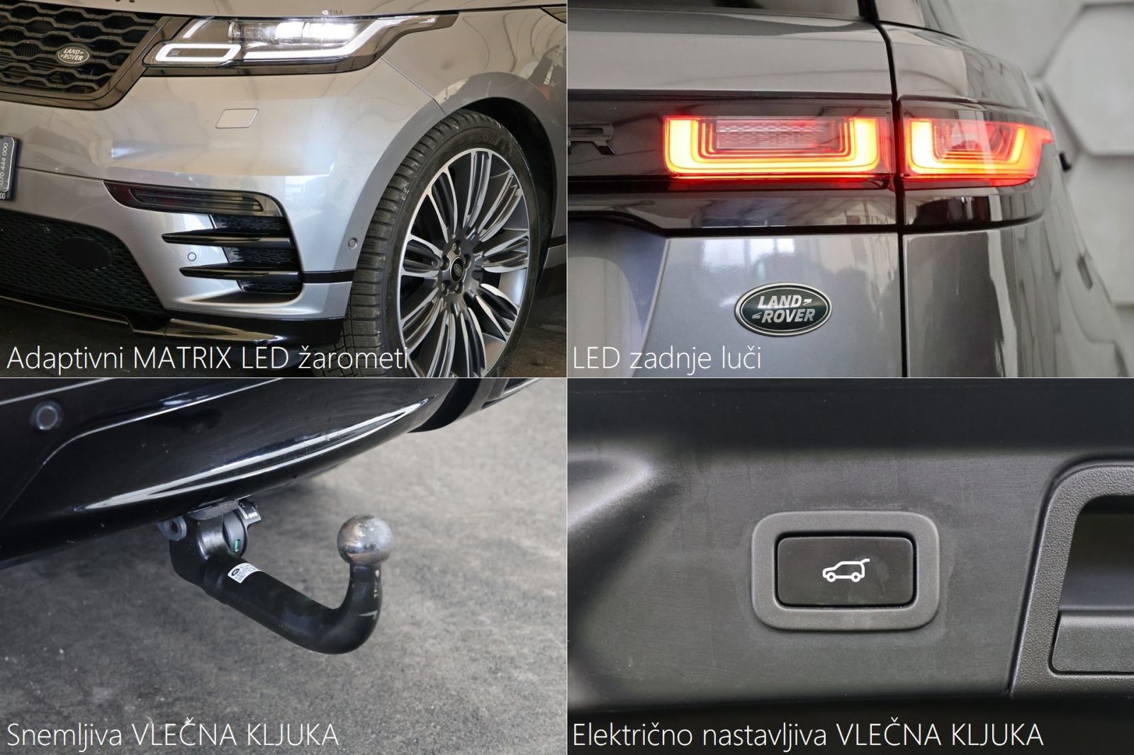 Land Rover Range Rover Velar D300 3.0d 4WD A8 R-Dynamic Matrix PANO, fotografija 19