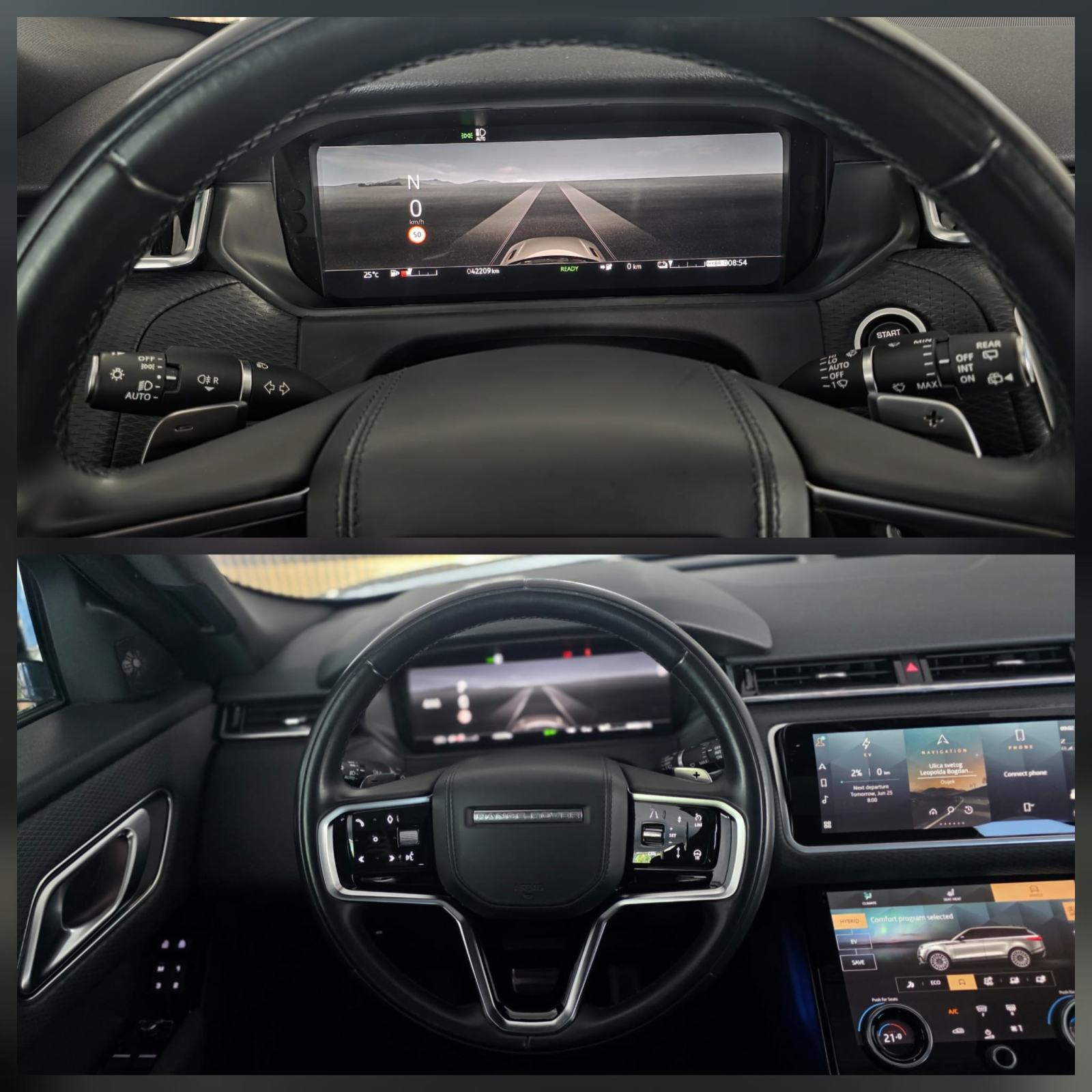Land Rover Velar P400E, FULL LED., PANO, VIRTUAL, HEAD-UP, KAM..., fotografija 14