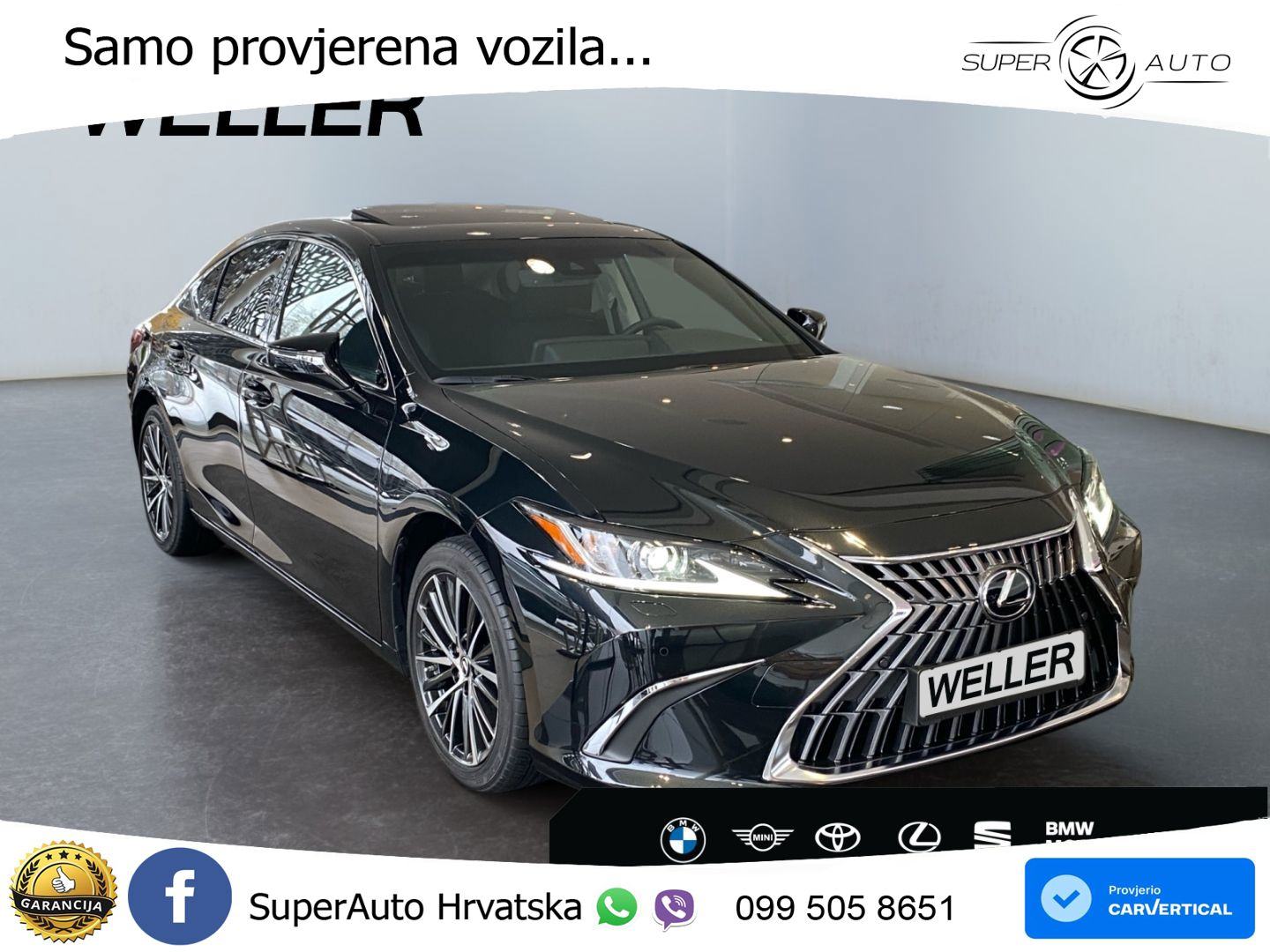 Lexus ES 300h Aut. Business 218 KS, LED+ACC+GR SJED+KAM+PARK, fotografija 3