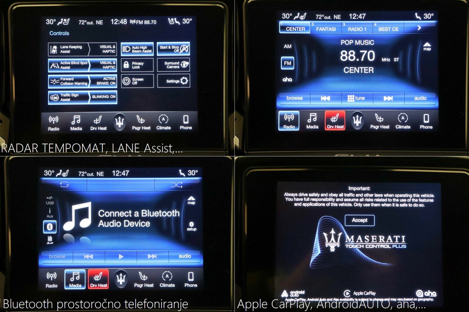 Maserati Ghibli Diesel 3.0d V6 Aut 275KS Adapt.LED RADARtemp, fotografija 15