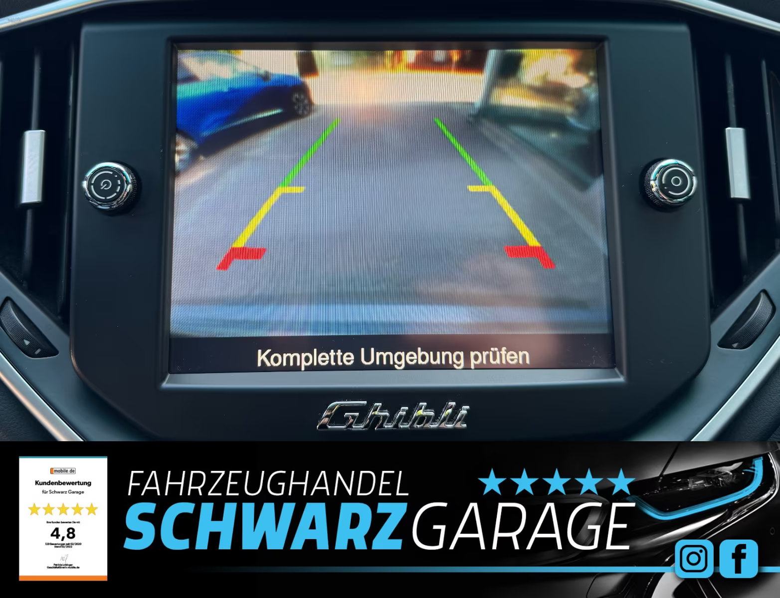 Maserati Ghibli GranLusso LED navi koža gr.sj. PDCx2 kam, fotografija 9