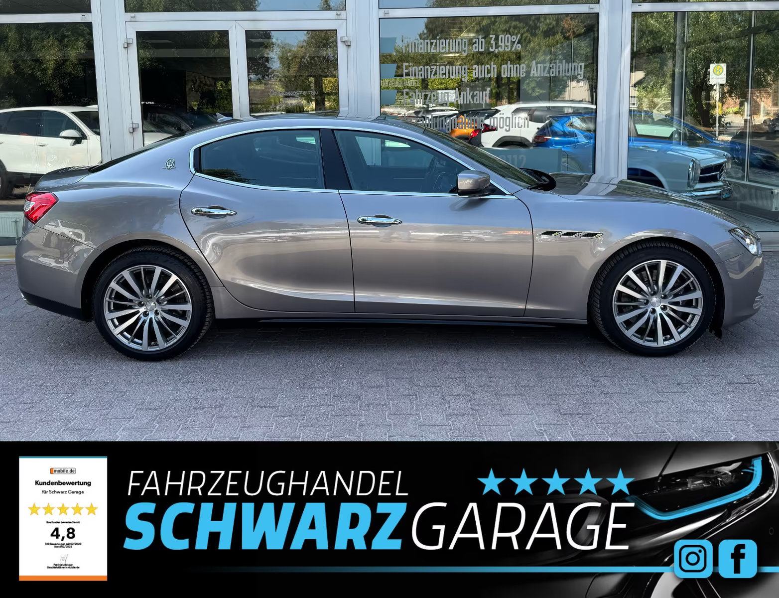 Maserati Ghibli GranLusso LED navi koža gr.sj. PDCx2 kam, fotografija 19
