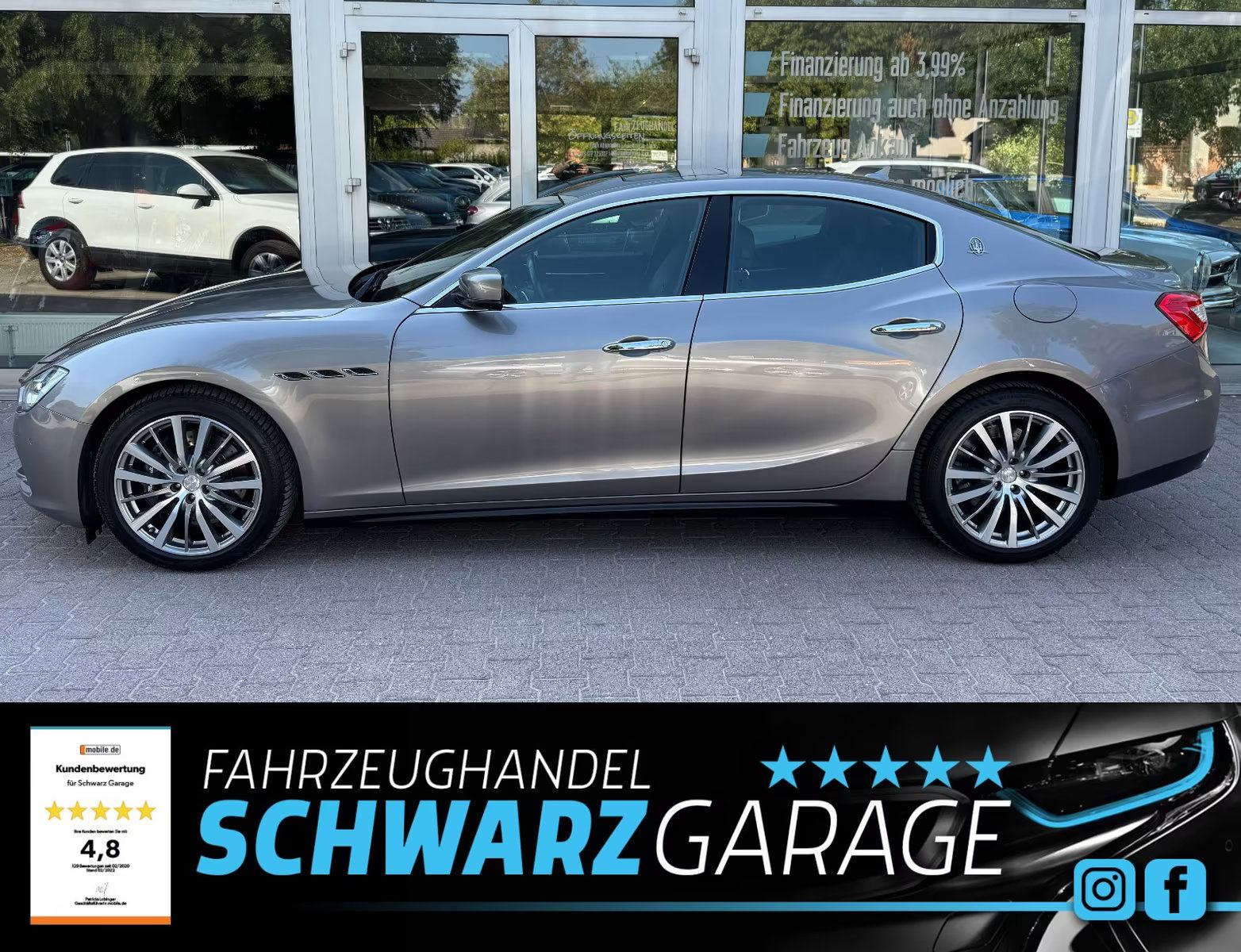 Maserati Ghibli GranLusso LED navi koža gr.sj. PDCx2 kam, fotografija 3