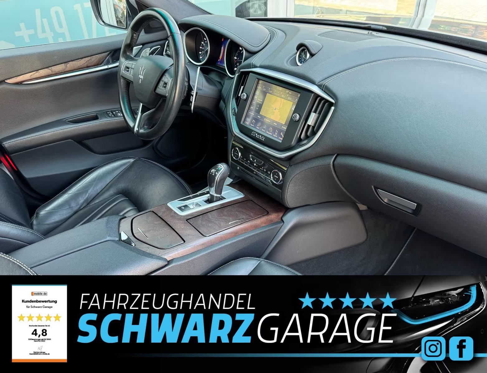 Maserati Ghibli GranLusso LED navi koža gr.sj. PDCx2 kam, fotografija 14