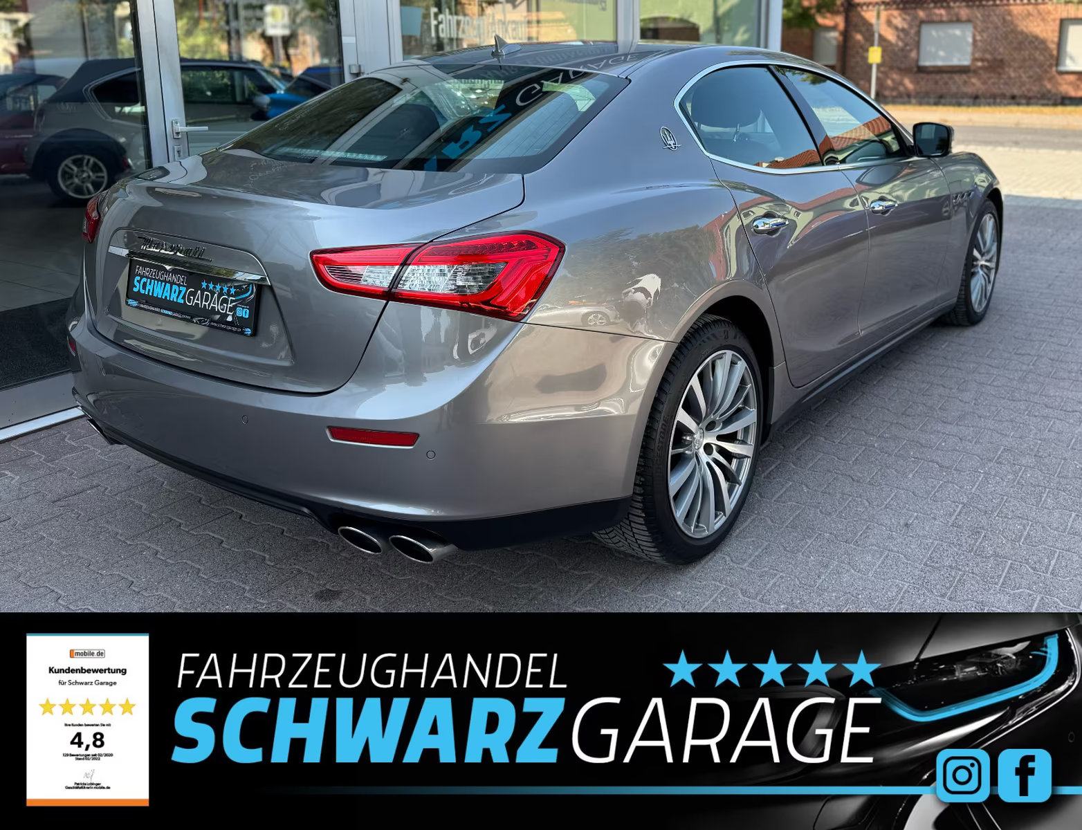 Maserati Ghibli GranLusso LED navi koža gr.sj. PDCx2 kam, fotografija 18