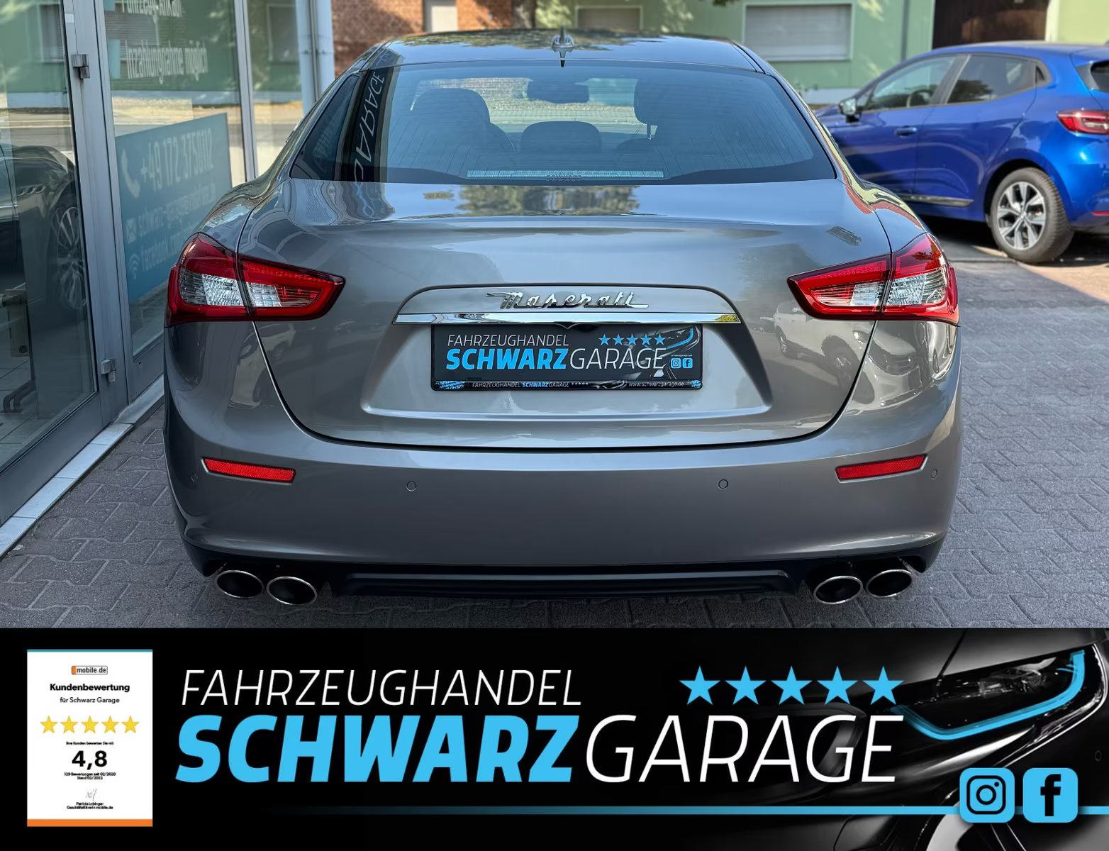 Maserati Ghibli GranLusso LED navi koža gr.sj. PDCx2 kam, fotografija 17