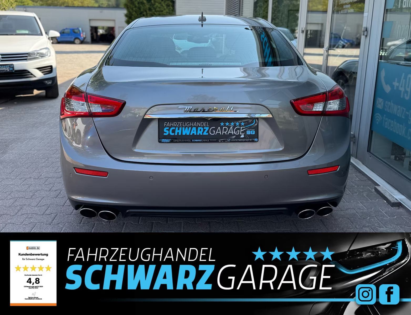 Maserati Ghibli GranLusso LED navi koža gr.sj. PDCx2 kam, fotografija 5