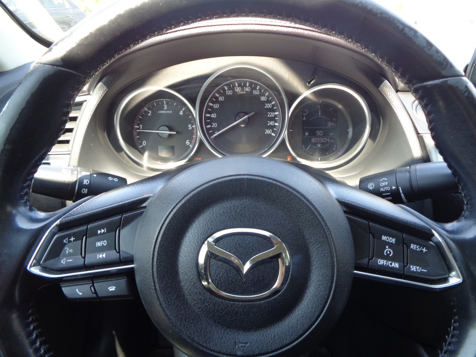 Mazda 6 CD150 2,2 SkyAct Aut/LED/Aut.kl./Temp/Gr.sj./Mr.k./PDC/Alu17, fotografija 9