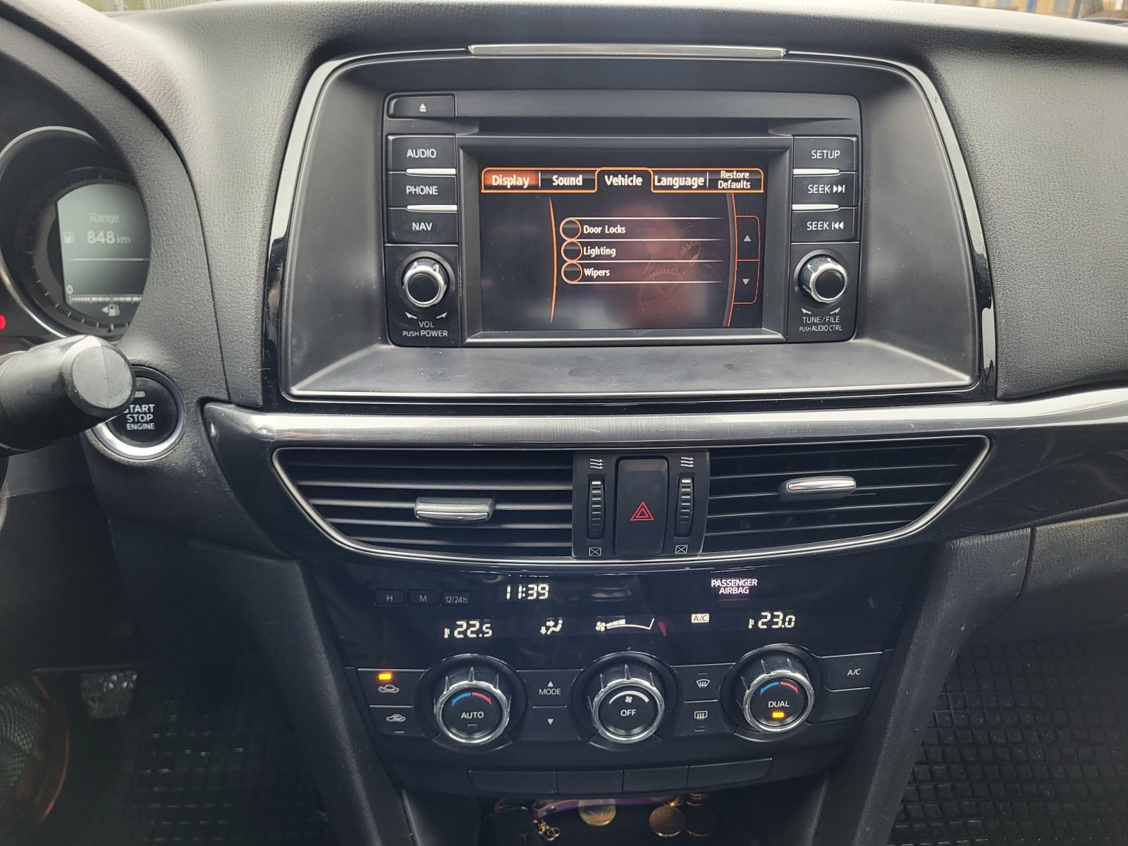 MAZDA 6 CD150 SAMO 139TKM NAVI DVOJNA KLIMA DISPLAY TEMPOMAT ALU, fotografija 10