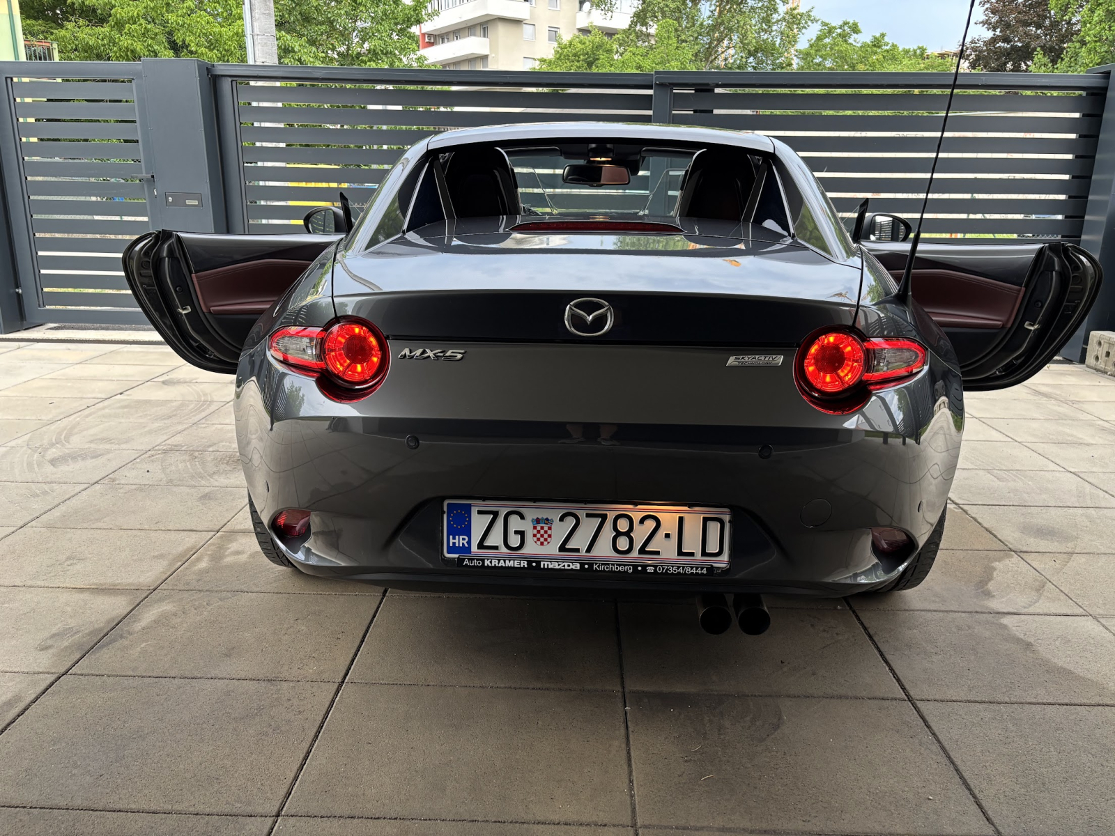 Mazda MX-5 RF ND G160 2.0 SPORTS LINE, MACHINE GREY, BOSE, SMEĐA KOŽA, fotografija 9