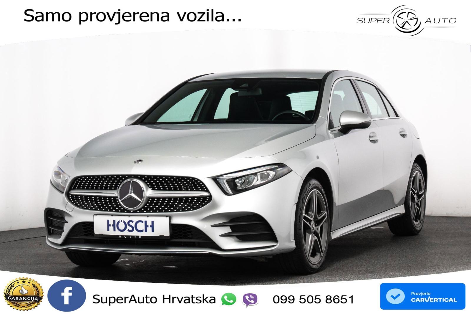 Mercedes A 250e Aut. AMG 218 KS, LED+TEM+KLIMA+PDC+VIRT, pogled izvana - slika 1