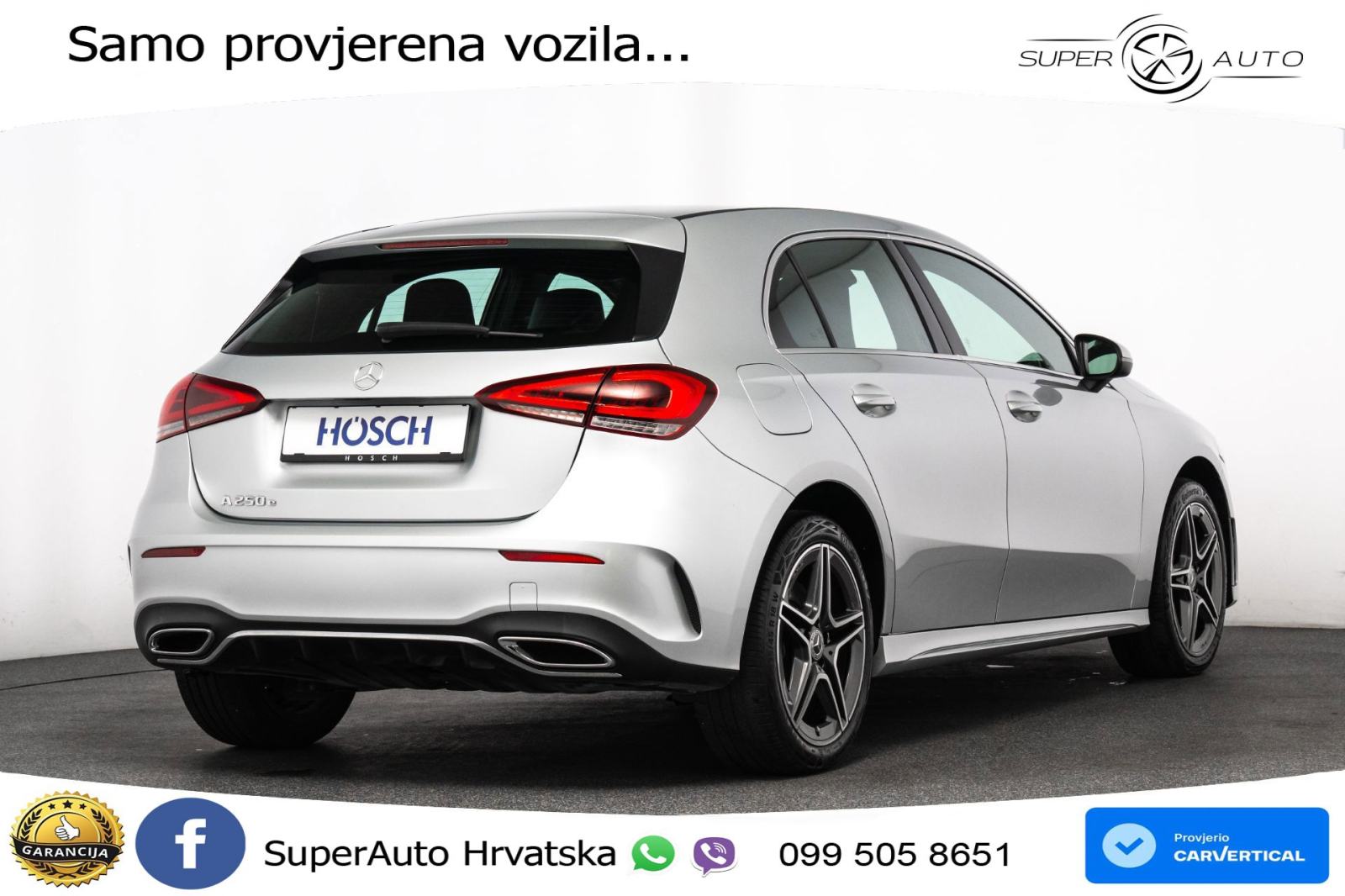 Mercedes A 250e Aut. AMG 218 KS, LED+TEM+KLIMA+PDC+VIRT, pogled izvana - slika 5