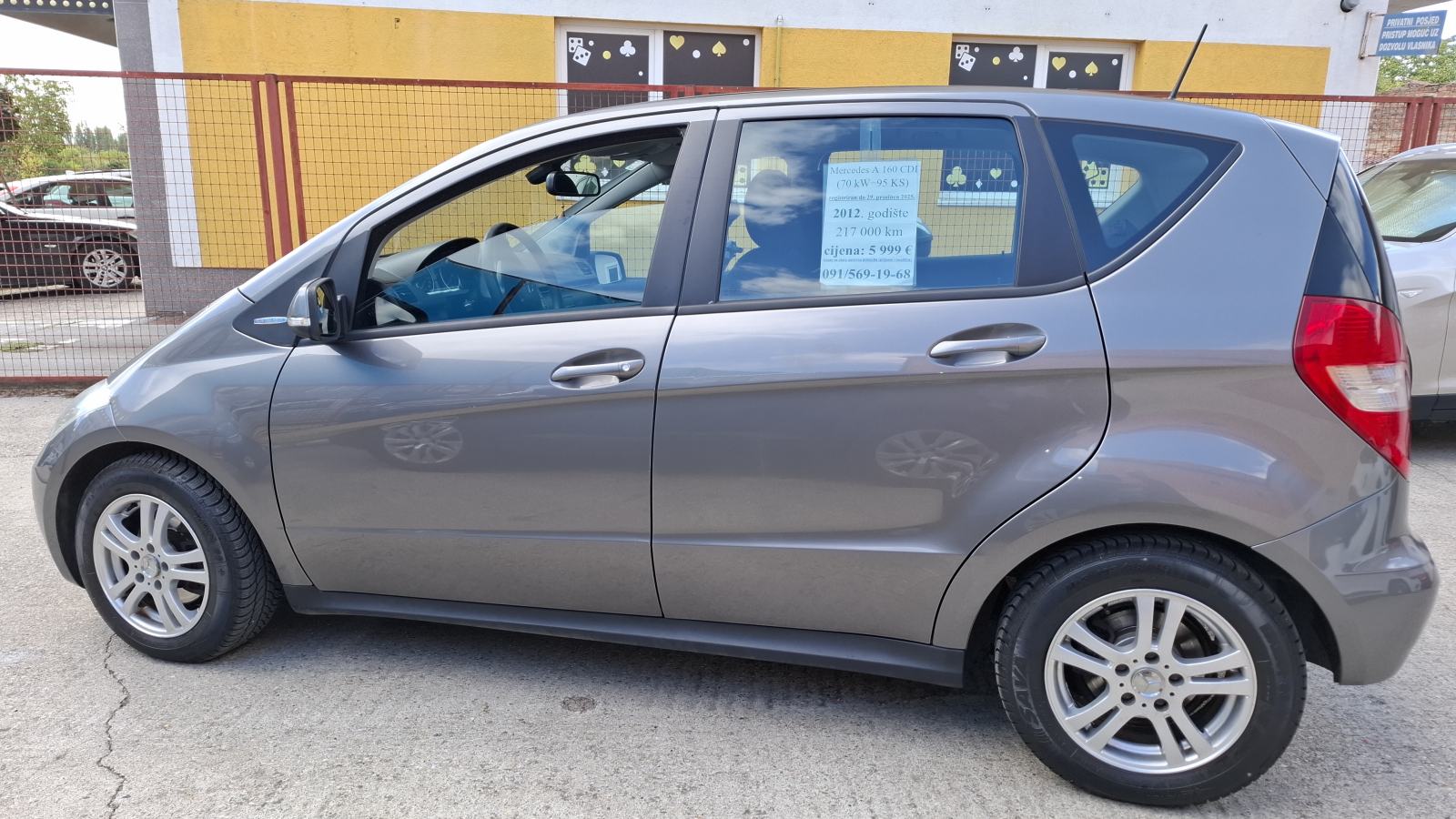 Mercedes A160 CDI, reg. do 2. 1. 2027., izvrsno stanje, bez ulaganja, pogled izvana - slika 2