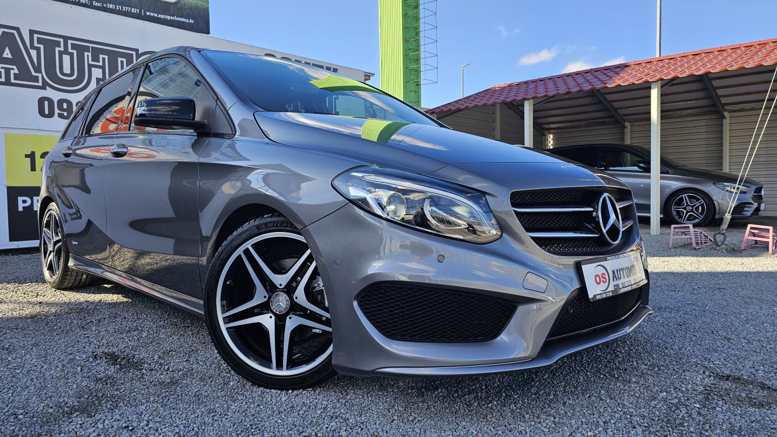 Mercedes B 180 CDI AMG,KLIMA.LED,TEMPOMAT,ALU 18,NAVI,PDC,JAMSTVO, pogled izvana - slika 4