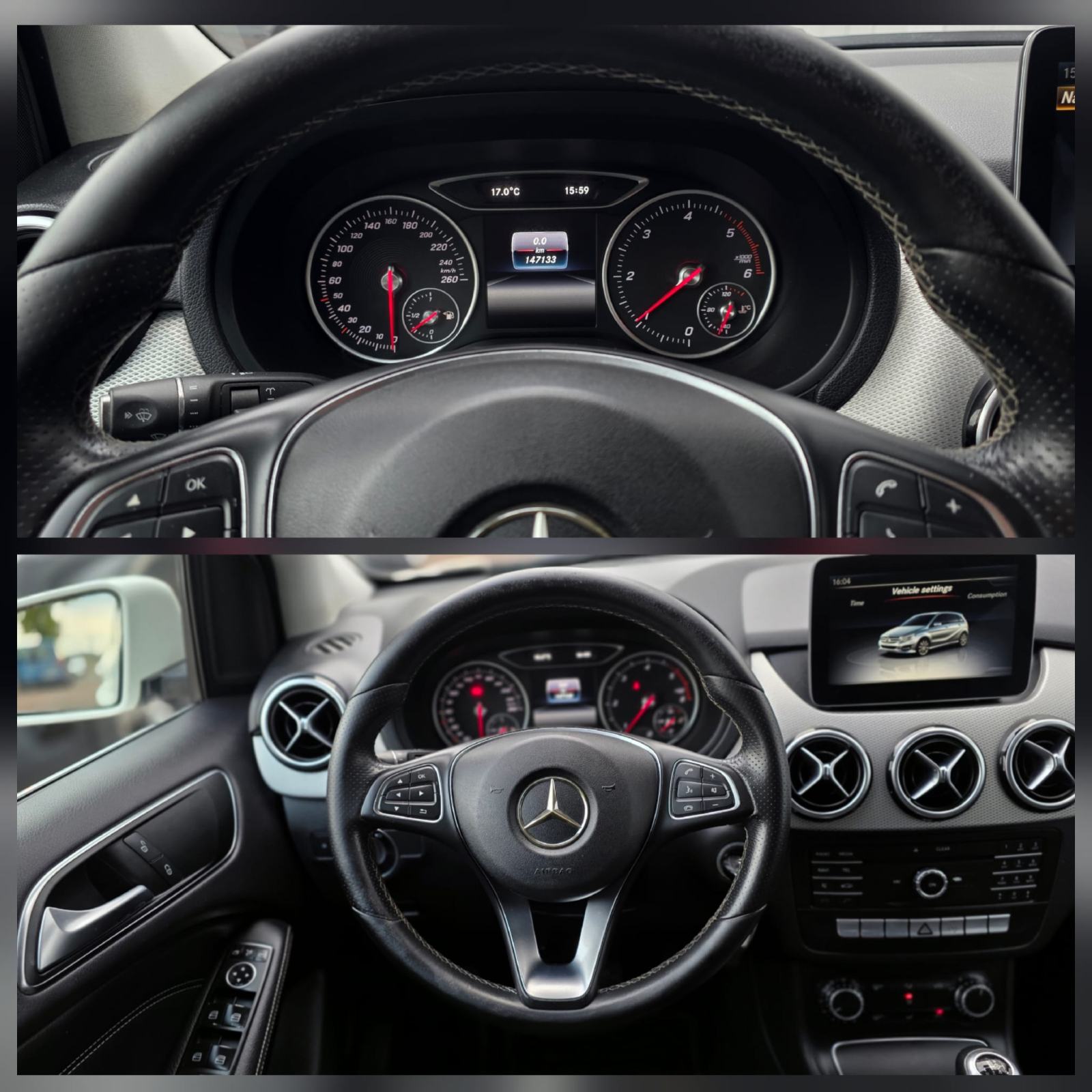 Mercedes B180d, 6 BRZINA, FULL LED, NAVI, LANE ASS, KAM, JAMSTVO..., fotografija 13