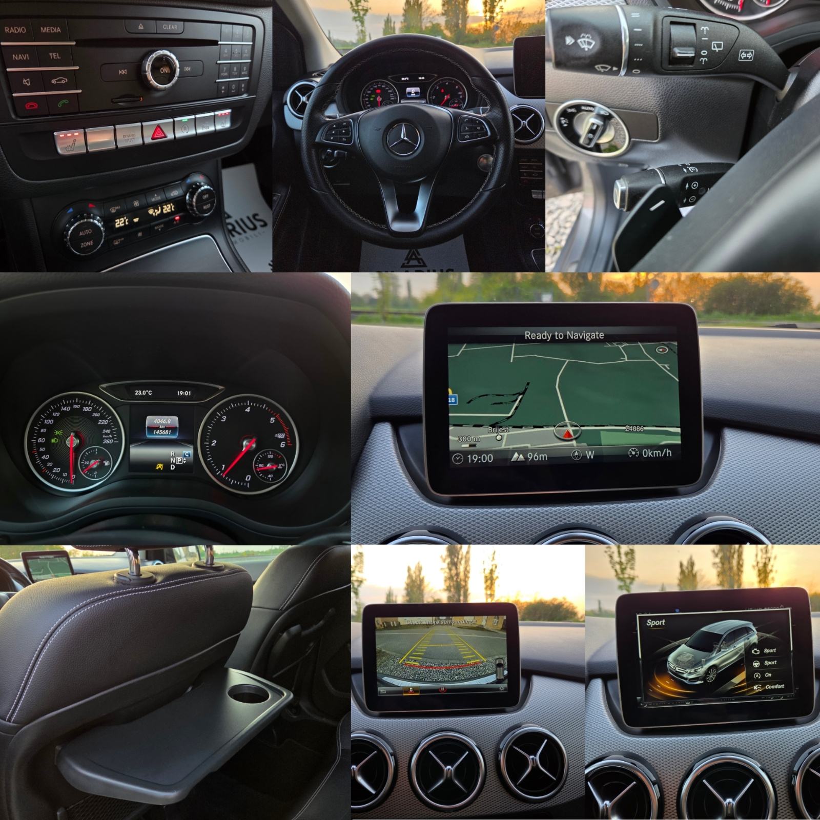 Mercedes B180D-AUTOMATIK-145TKM-JAMSTVO 24MJ-LED,AMBIENT,PDC,KAMERA, fotografija 14