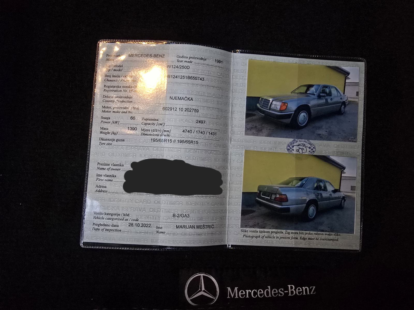 Mercedes-Benz 124 250 D Servo,Alu-Felge,El.Siber,Kao Nov Kredit-Zamj, fotografija 16