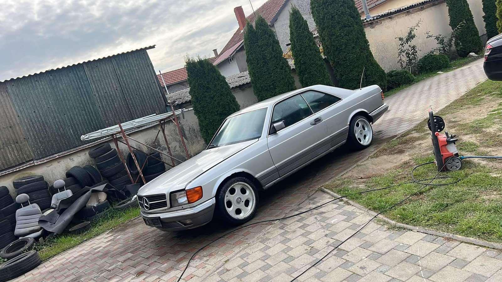 Mercedes-Benz 126 coupe 500---USKORO--TRENUTNO U RESTAURACIJI, pogled izvana