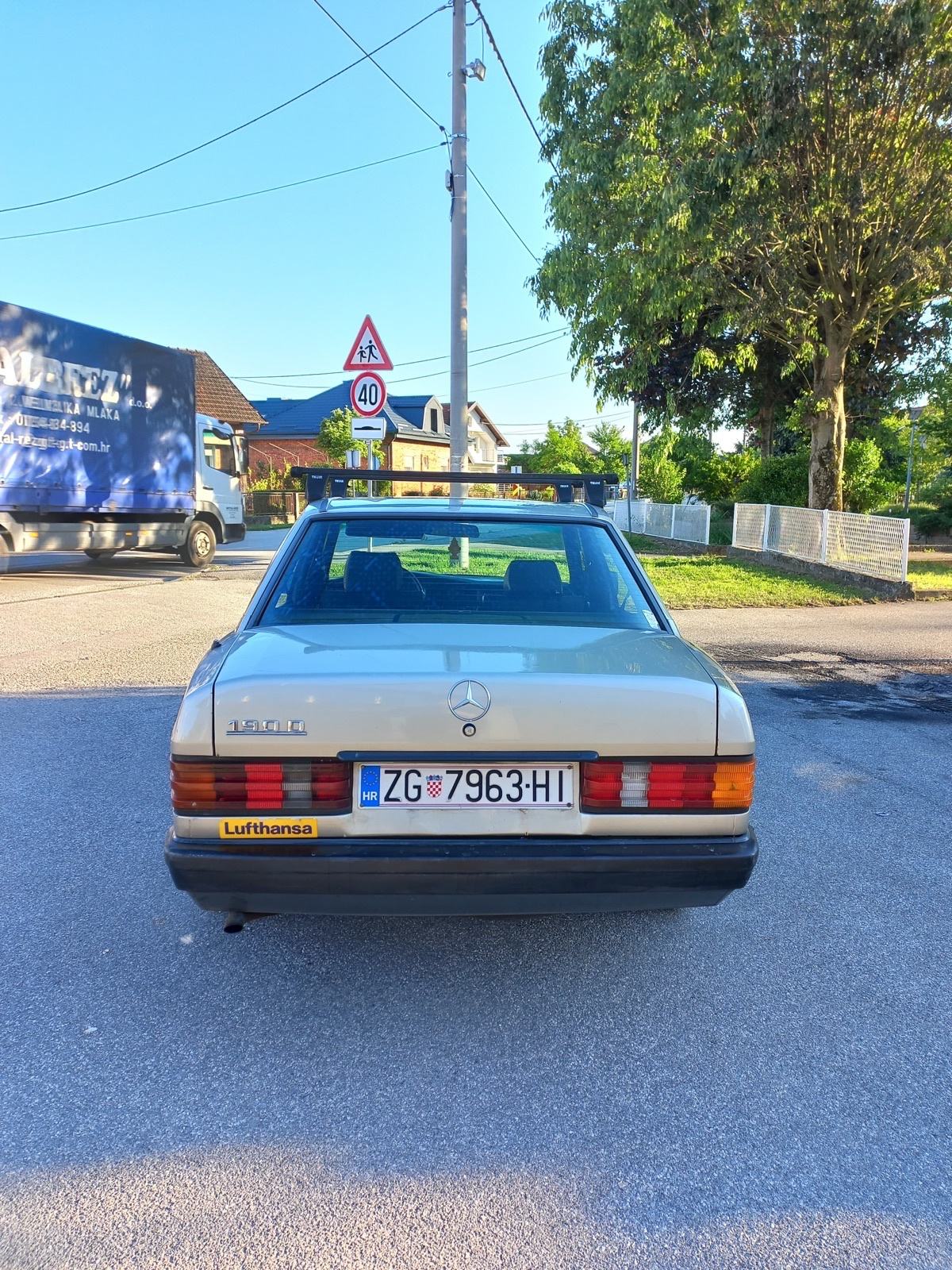 Mercedes-Benz 190 D IZEL AUTO DOBAR MOGUCA ZAMJENA, fotografija 16