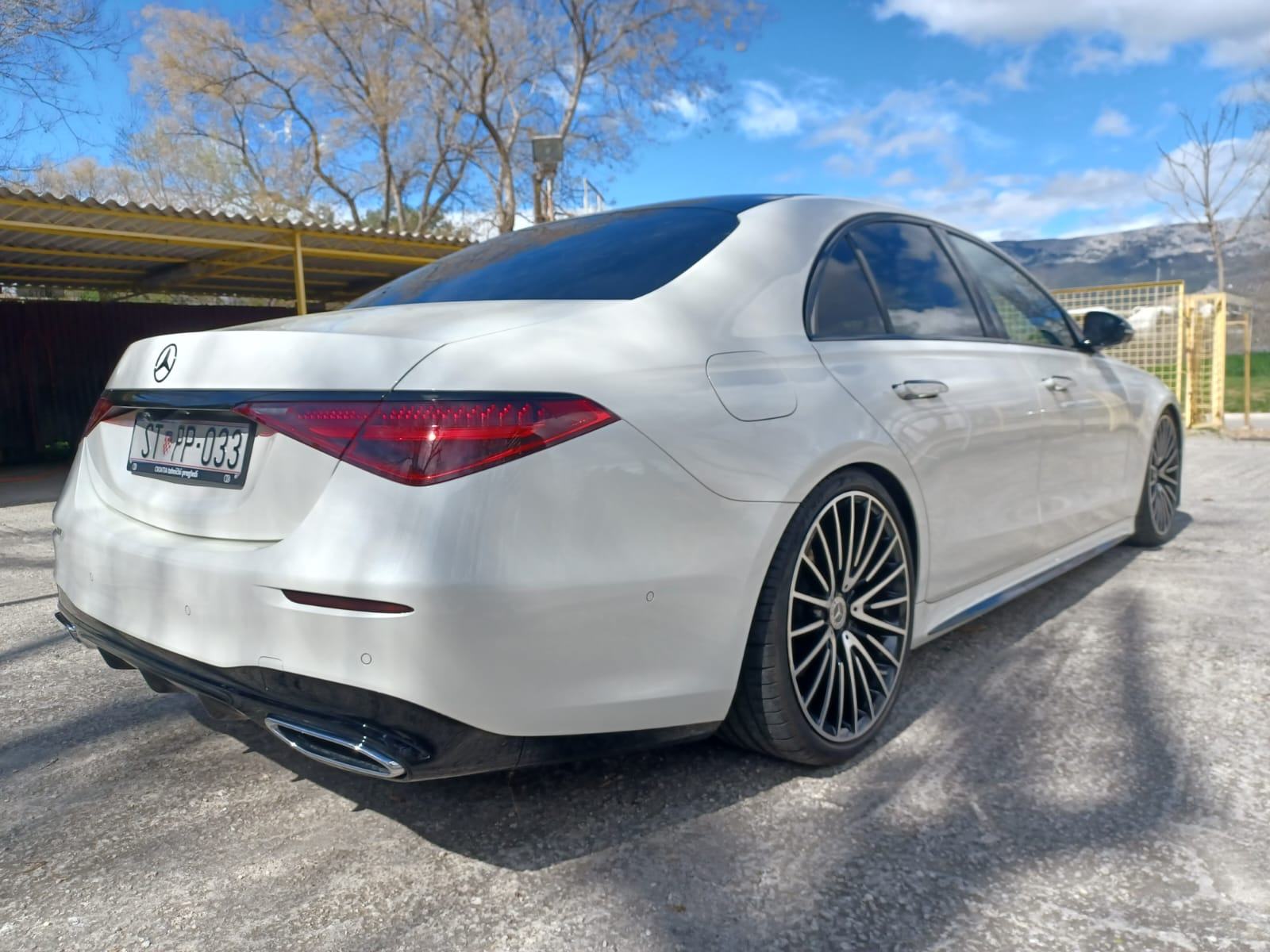 Mercedes-Benz S 350 D 4M 3XAMG LINE,PANO,BURMA,MATRIX,360,PERLA BIJELI, fotografija 4