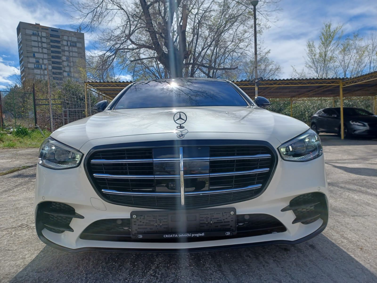Mercedes-Benz S 350 D 4M 3XAMG LINE,PANO,BURMA,MATRIX,360,PERLA BIJELI, fotografija 2