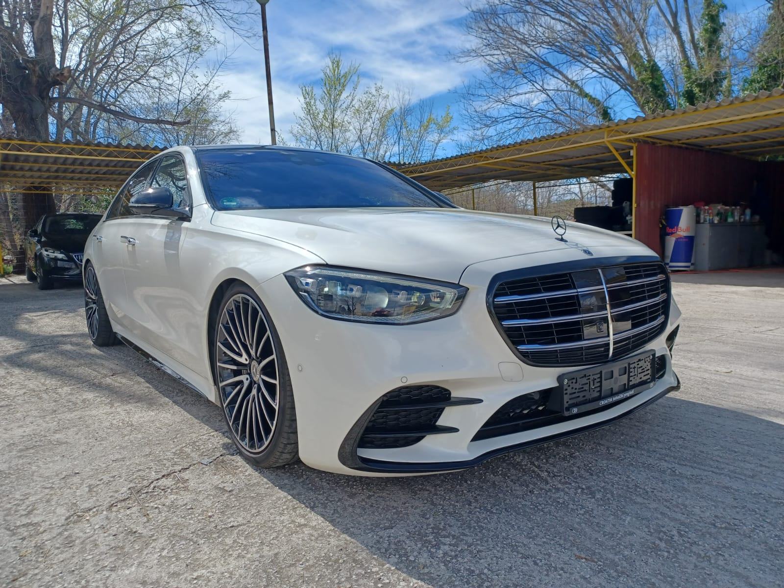 Mercedes-Benz S 350 D 4M 3XAMG LINE,PANO,BURMA,MATRIX,360,PERLA BIJELI, fotografija 1