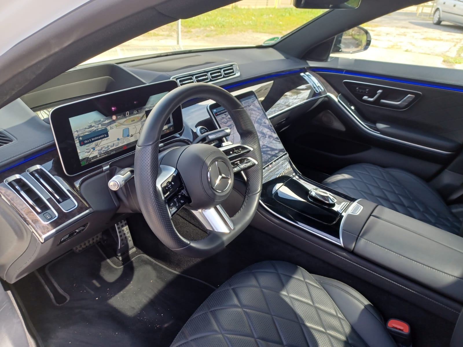 Mercedes-Benz S 350 D 4M 3XAMG LINE,PANO,BURMA,MATRIX,360,PERLA BIJELI, fotografija 12