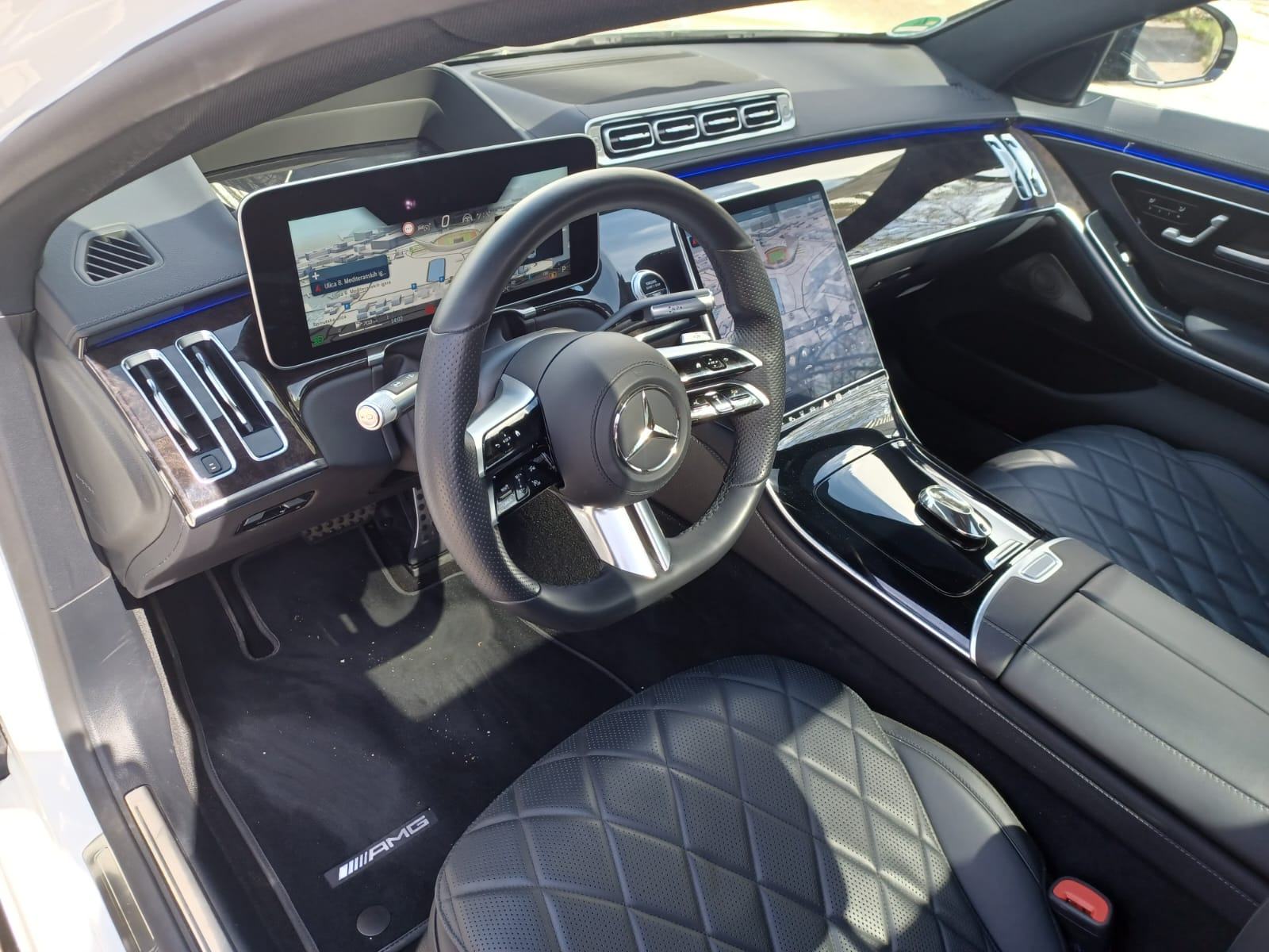 Mercedes-Benz S 350 D 4M 3XAMG LINE,PANO,BURMA,MATRIX,360,PERLA BIJELI, fotografija 19