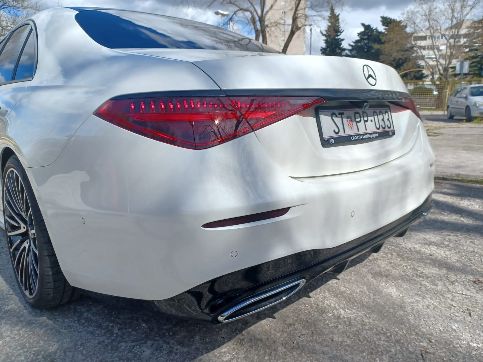 Mercedes-Benz S 350 D 4M 3XAMG LINE,PANO,BURMA,MATRIX,360,PERLA BIJELI, fotografija 7