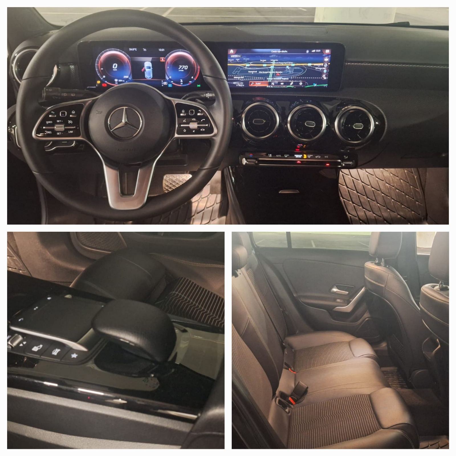 Mercedes A 200 d 150 ks automatik HR VOZILO OVL. SERVISNA reg. 03/27, fotografija 7