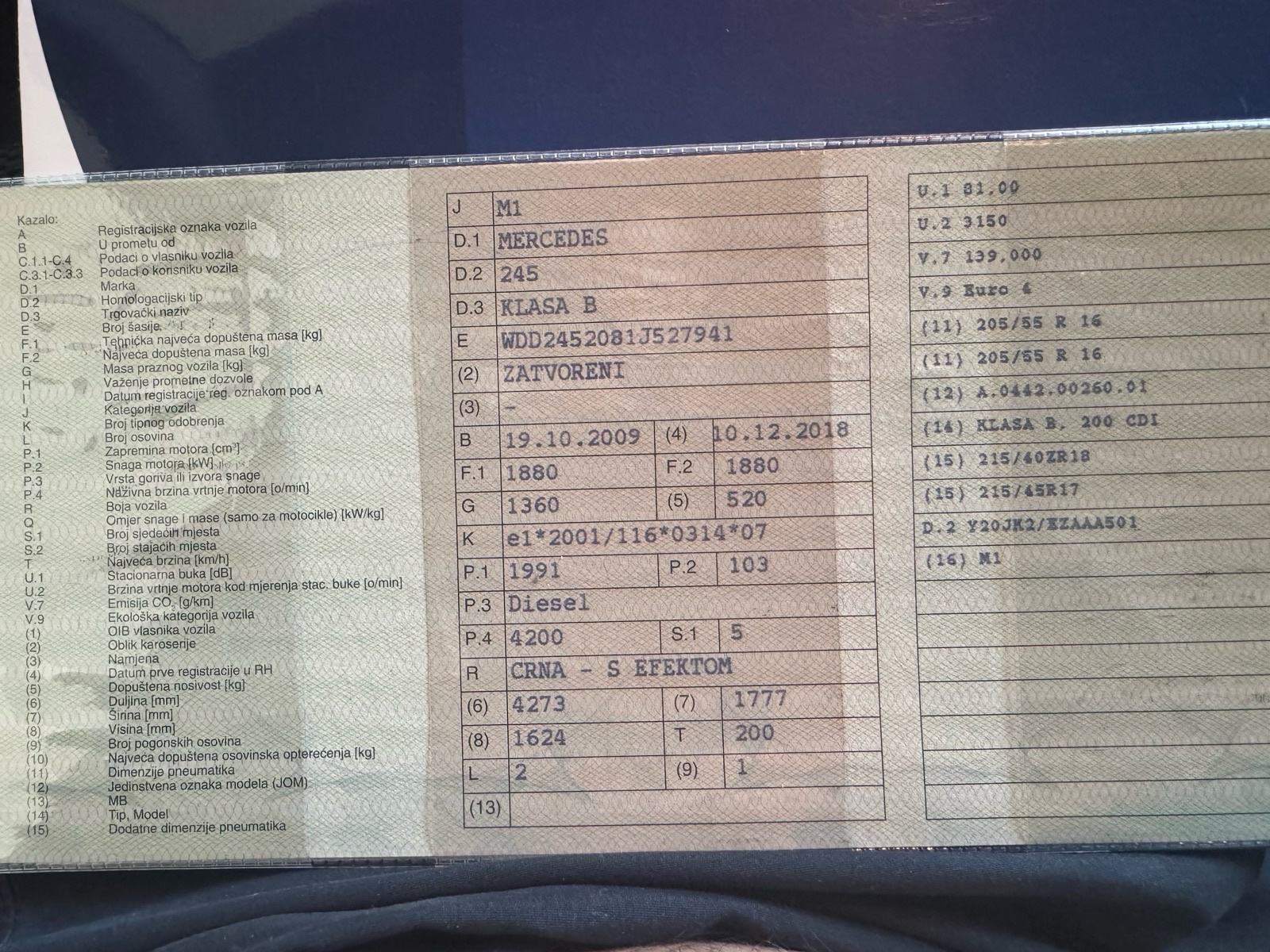 Mercedes-Benz B-klasa 200 CDI, fotografija 14