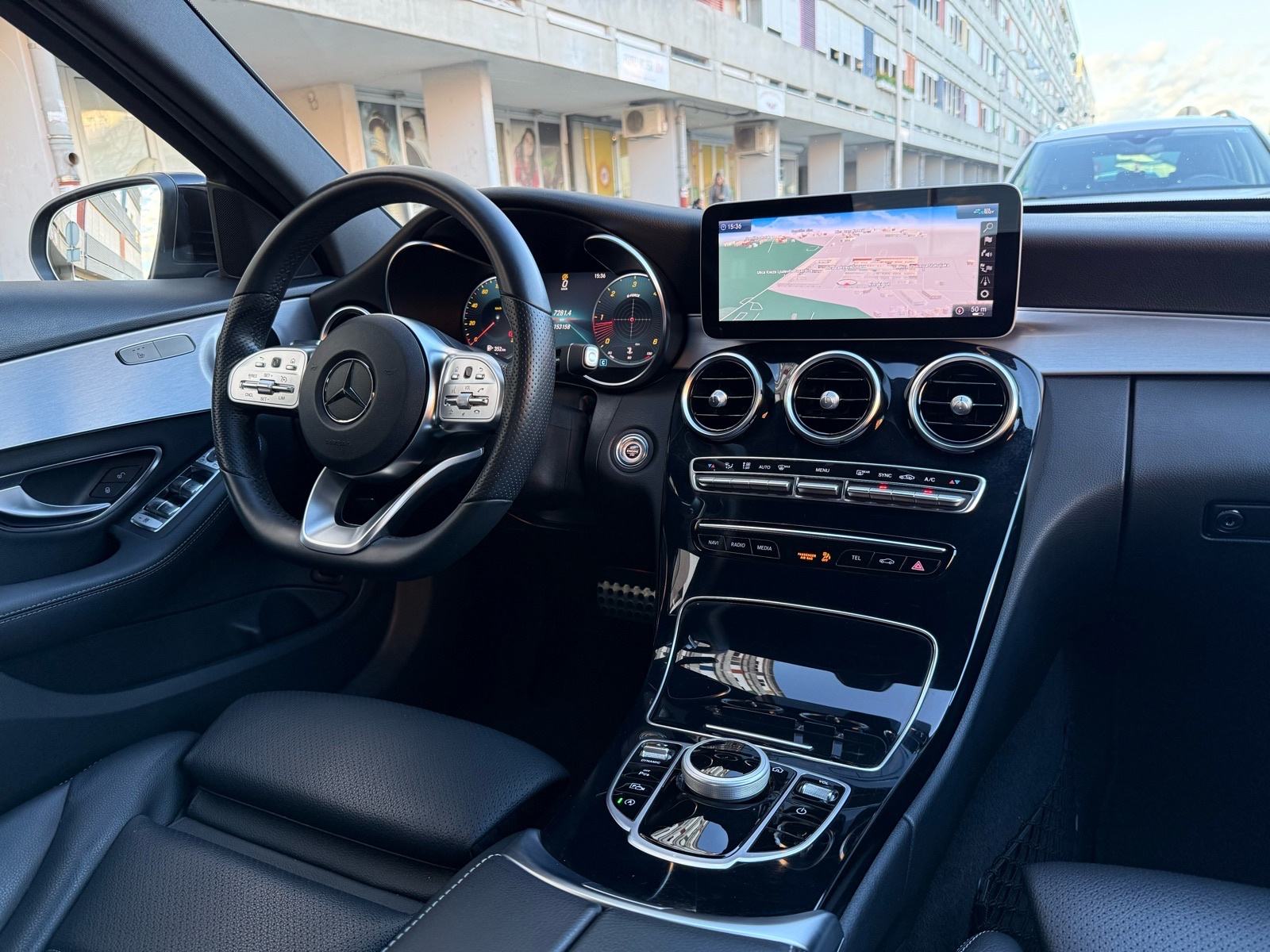 Mercedes C180d AUTOMATIK AMG °VIRTUAL°NAVI°KAMERA°LEASING BEZ UČEŠĆA°, fotografija 13