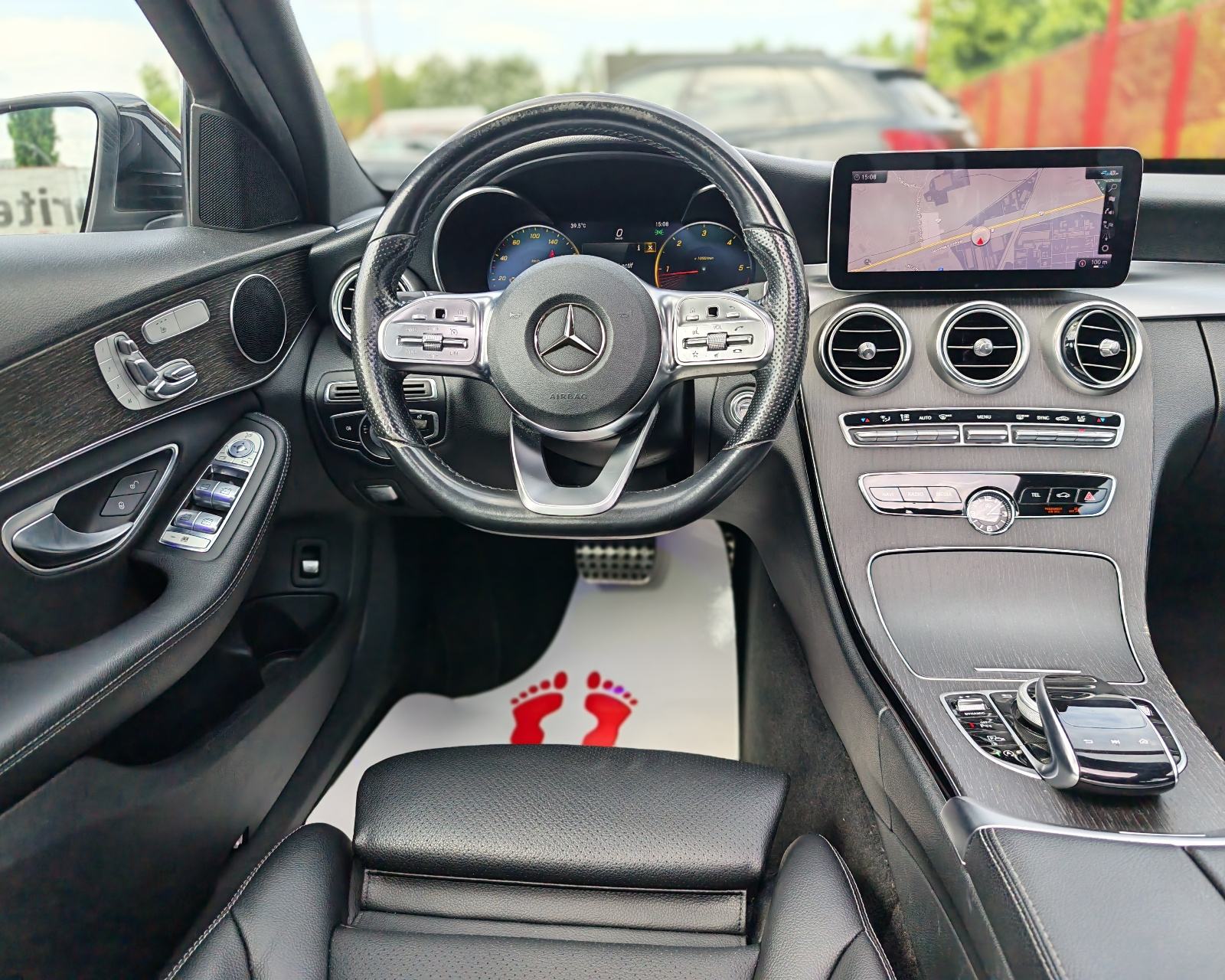 *Mercedes-benz C200D*AMG*Redizajn*Panorama*Koža*kamera*Alu"18*, fotografija 13