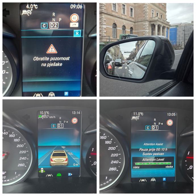 Mercedes C220d automatik Night Package Reg 1.god. Servisna 2 seta guma, fotografija 16