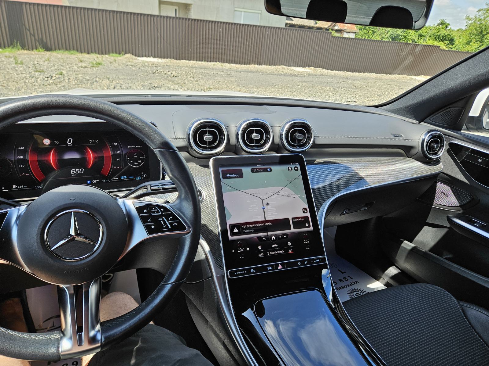 Mercedes-Benz C-klasa 220d,PERLA BIJELA,LEASING BEZ UČEŠĆA I BEZ JAMAC, fotografija 19