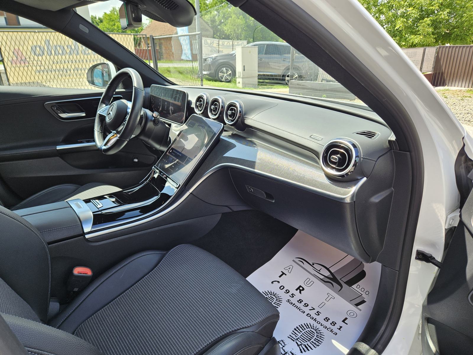 Mercedes-Benz C-klasa 220d,PERLA BIJELA,LEASING BEZ UČEŠĆA I BEZ JAMAC, fotografija 14