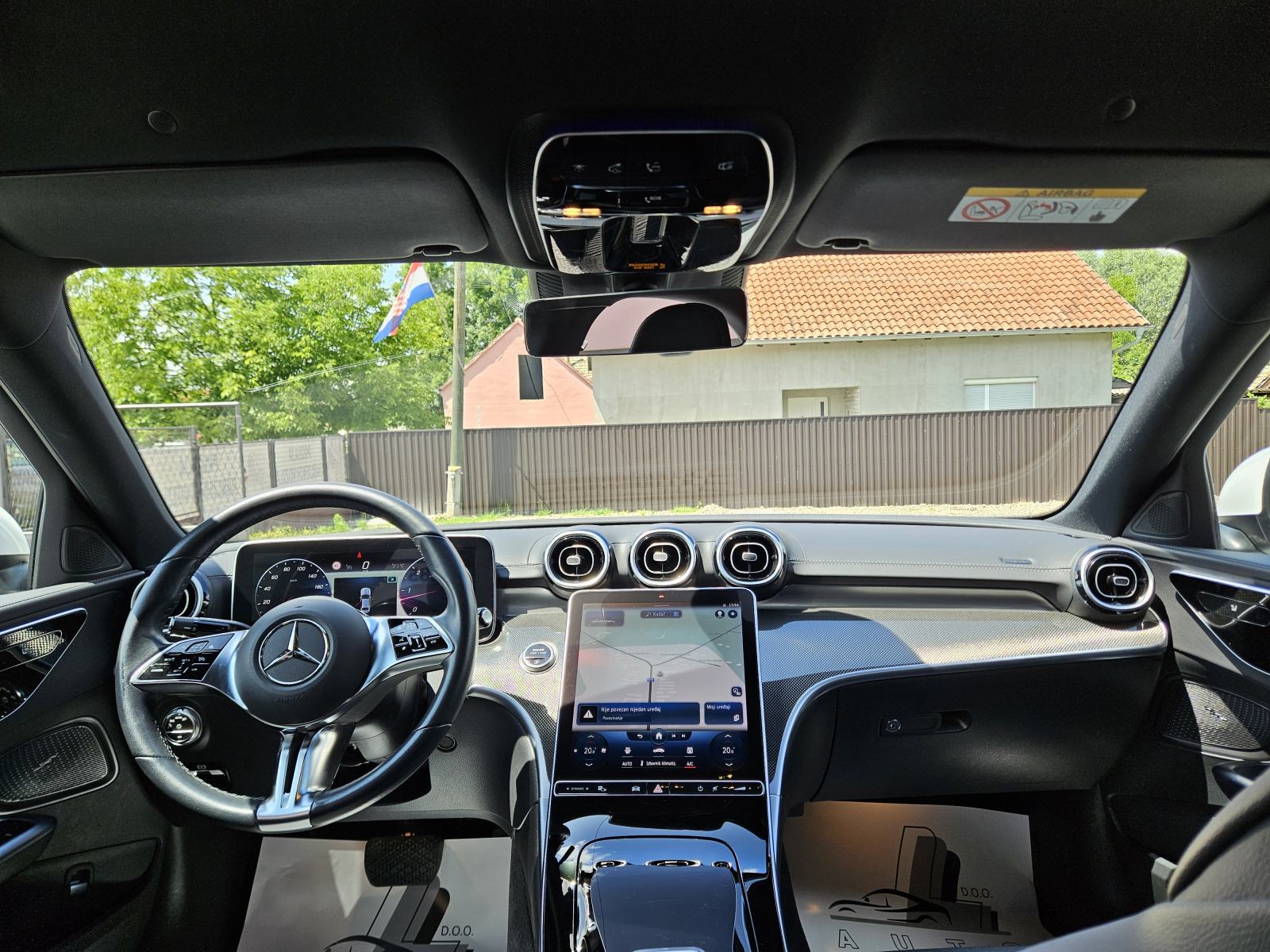Mercedes-Benz C-klasa 220d,PERLA BIJELA,LEASING BEZ UČEŠĆA I BEZ JAMAC, fotografija 12