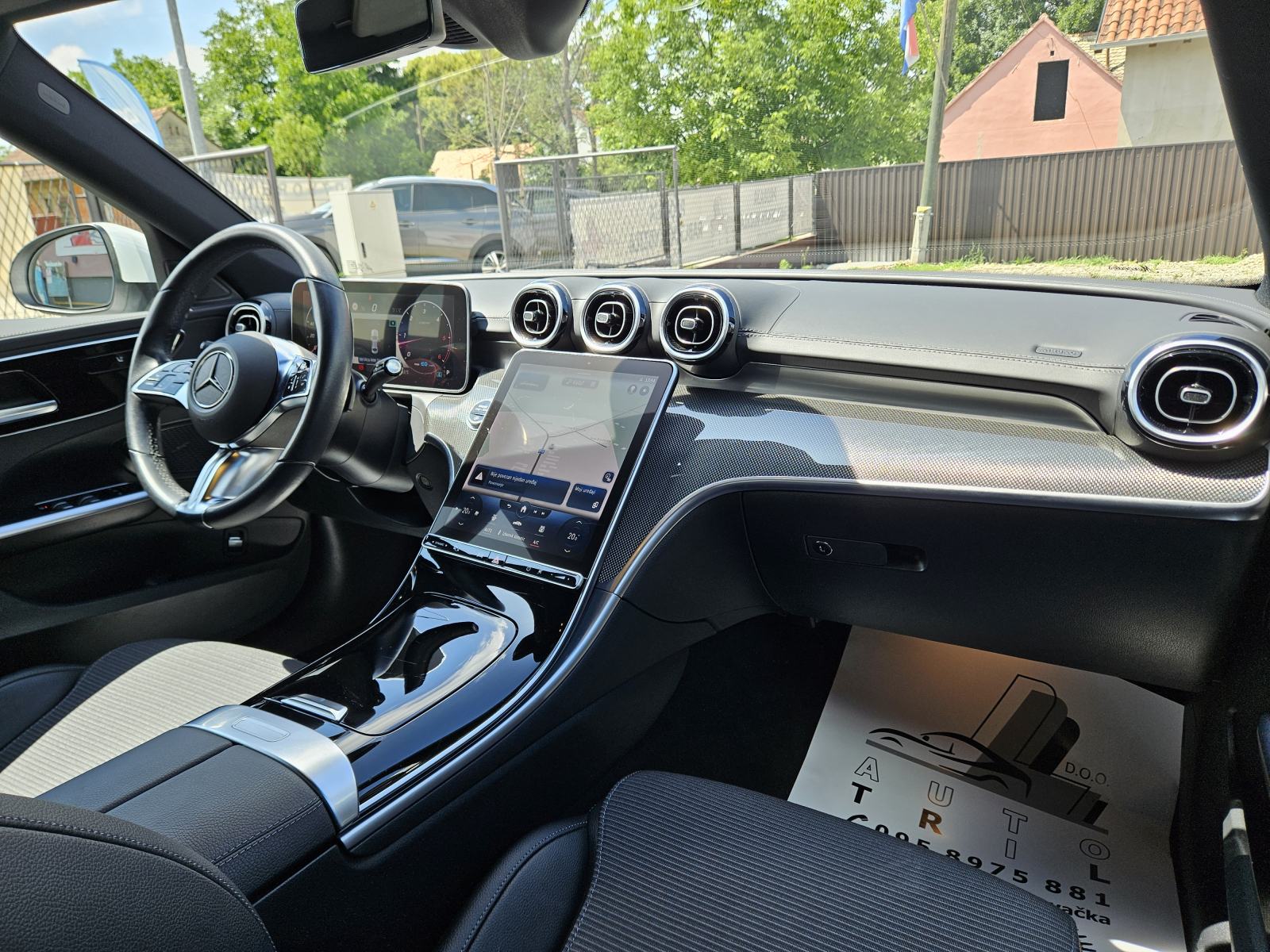 Mercedes-Benz C-klasa 220d,PERLA BIJELA,LEASING BEZ UČEŠĆA I BEZ JAMAC, fotografija 13