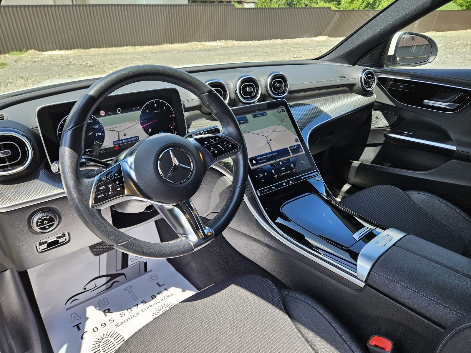 Mercedes-Benz C-klasa 220d,PERLA BIJELA,LEASING BEZ UČEŠĆA I BEZ JAMAC, fotografija 11